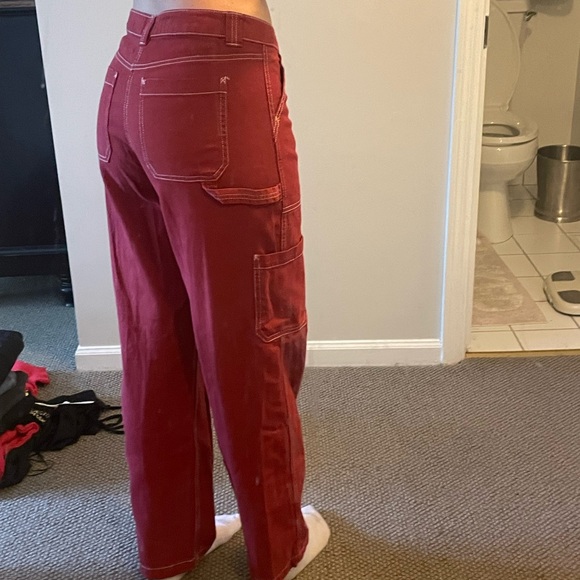 Garage red carpenter jean - Picture 2 of 2